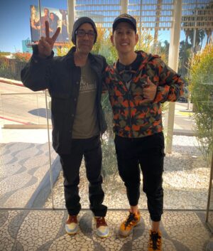 Joe Hahn Instagram - Always good to talk you, Lenny 🙏 @futuralaboratories @futuradosmil