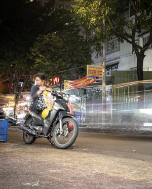 Joe Hahn Instagram - Last stop. Saigon. 
The rhythm of the city is dictated by the mass migration of the scooters buzzing around like herds of bees knowing exactly where to go. The air is filled by the broth and spice filled aromas of the street food. The people here are as warm as the city itself. 
I’m going to miss you, Vietnam!