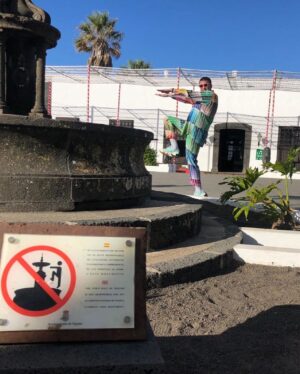 Joe Lycett Instagram - Travel Man in Lanzarote with my gorgeous pal @jessicafostekew is available to watch on @channel4 along with all the other eps from the last series. Jess is on tour and well worth checking out. Lanzarote is nice too.