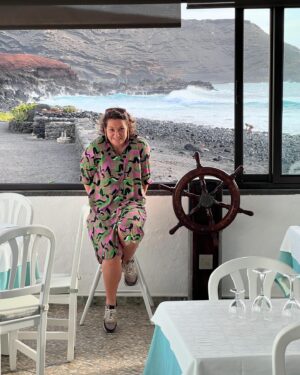 Joe Lycett Instagram - Travel Man in Lanzarote with my gorgeous pal @jessicafostekew is available to watch on @channel4 along with all the other eps from the last series. Jess is on tour and well worth checking out. Lanzarote is nice too.