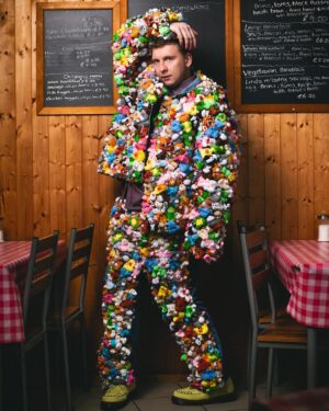 Joe Lycett Instagram - Loved this promo shoot for Late Night Lycett with the gorgeous @mrmattcrockett - we’re back LIVE tomorrow at 10pm on @channel4

Assist @henryjphoto 
Styling @krishanparmar_ 
HMU @nicolefairfield 
Location @bournvillecafe

@carlpalmerpictures