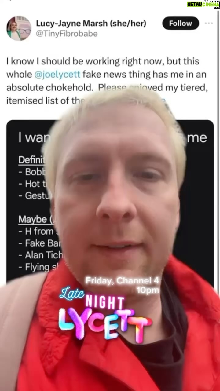 Joe Lycett - 14.7K Likes - #isthisjoe?
A few suggestions here…