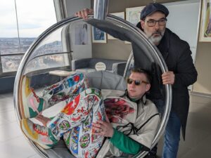 Joe Lycett Instagram - A very fun 48 hours with Adam Buxton in Prague in the latest episode of Travel Man, now available to watch on @channel4