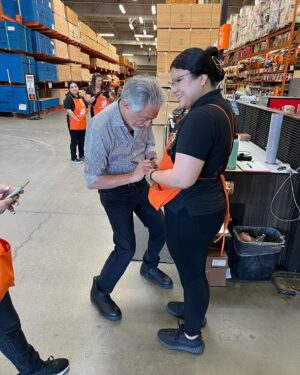 Joe Mantegna Instagram - The ladies at @homedepot love David Rossi. #criminalminds