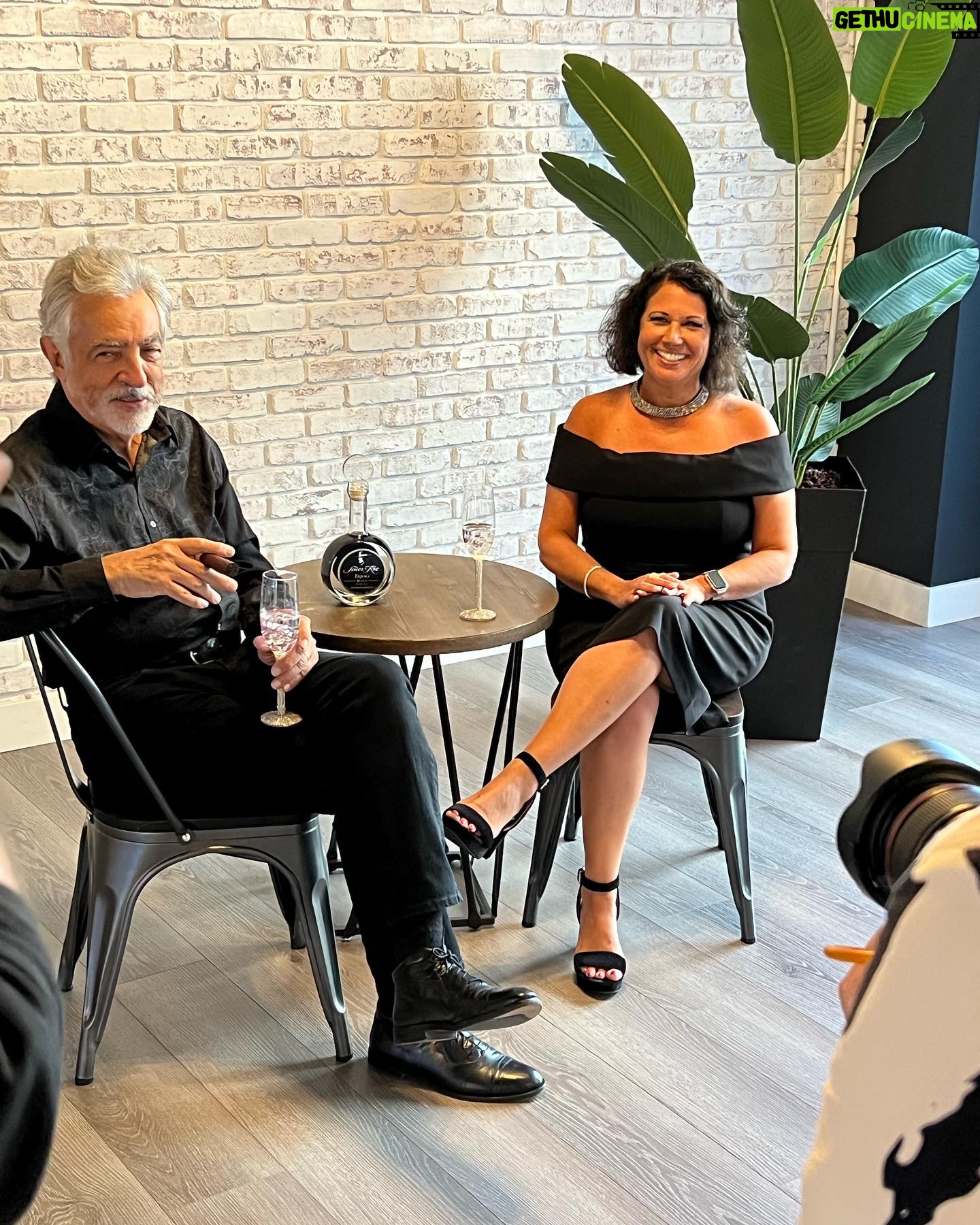 Joe Mantegna - 6.6K Likes - Doing a photo shoot for @cigarandspirits with my business partner Debbie and talking about @senorriotequila