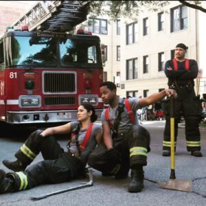 Joe Miñoso Instagram - WE BACK!!!! Tonight on an all new Chicago fire find out why it’s so hard for me to be half as cool as these two! TONIGHT!! #chicagofire #onechicago