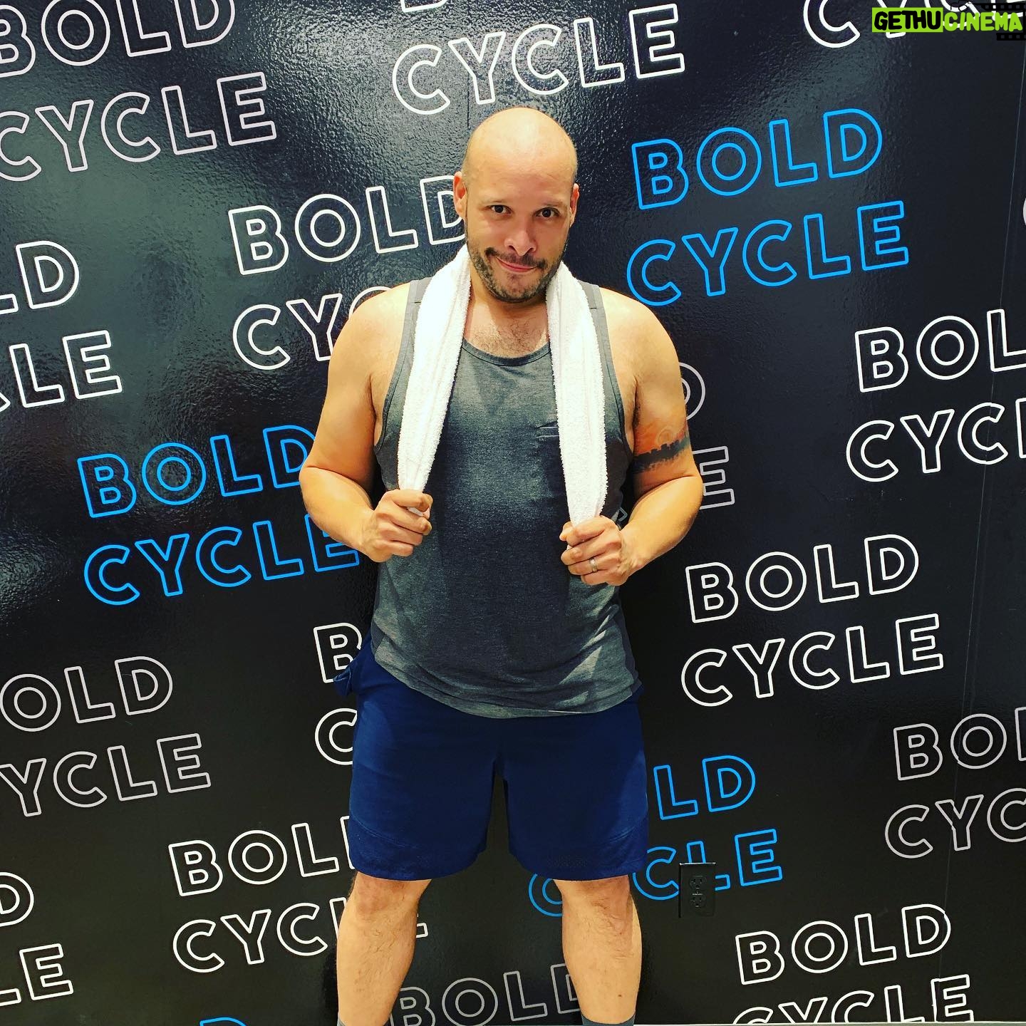Joe Miñoso - 5.9K Likes - Who says you can’t get your sweat on during a vacation!? Me, I do all the time. But when the awesome folks at @theamericanclub recommend I check out @boldcycle I couldn’t turn them down. And BOY what a party it was!!! GOING BACK TOMORROW! Next time I’m totally having a post workout beer! #ad #sponsored