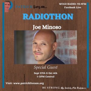Joe Miñoso Instagram - Hey everybody! Please join me and other members of the one Chicago universe during the Patrick lives on radiothon. Should be tons of fun and raises money for a great cause! Hear you there! www.patrickliveson.org 1-3pm central next Sunday!!