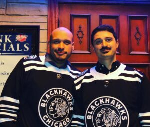 Joe Miñoso Instagram - Only one way to watch the #nhlwinterclassic.  At Molly’s with your best bud wearing the very best @nhlblackhawks gear you got!  Let’s do this #chicago #winterclassic #chicagofire #chicagopd #chicagomed #onechicago #happynewyear #2019 #picaday