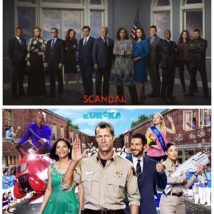 Joe Morton Instagram - Years ago, in #Eureka, I was surrounded by TV geniuses. Today, still surrounded by TV geniuses, but for real. Happy #Scandalversary :-)