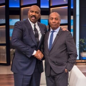 Joe Morton Instagram - If you’re not already, get hip to Harvey on the @SteveTVShow; a real pleasure; a real conversation, I really enjoyed about #DickGregory, #TurnMeLoose, and #ScandalSeason7
THANKS #SteveHarvey & #SteveHarveyShow