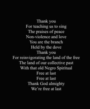Joe Morton Instagram - #MartinLutherKing #ThankYou