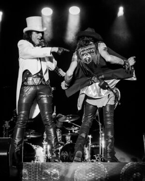 Joe Perry Instagram - Happy Birthday @alicecooper 

Photos by: Aaron Perry

‪#alicecooper #johnnydepp #joeperry #tommyhenriksen #glensobel #chriswyse #buckjohnson #HollywoodVampires‬