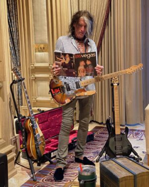 Joe Perry Instagram - Just getting in the mood for the first one!

#DeucesAreWild Las Vegas starts 9/14 

For tickets, info and more visit: www.Aerosmith.com 

📷: @thebillieperry