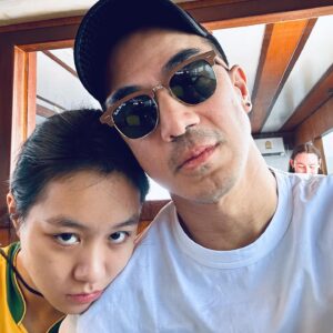 Joe Taslim Instagram - Daugh & Dada