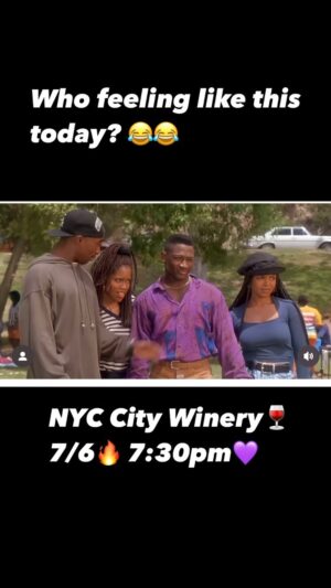 Joe Torry Instagram - HAPPY JULY 4th 🧨🧨 “Get your BBQ Eating Teeth out today😁 and your Laughing Teeth ready for July 6th “WTF COMEDY TOUR” CITY OF LAUGHS Presents🍷🎤😂💜🔥JOE TORRY @citywinerynyc @_cityoflaughs @defcomedyjam25 @defcomedyjam #joetorry #defcomedyjam #defcomedyjam25  #nyc  #cityoflaughstour24  #thingstodo #livecomedy @donewyorkcity #standupcomic #LiveComedy @sherrieshepherd @twofunnymamas @kidcapri101 @kidfromkidnplay @j.mcnutt__  @swayinthemorning @swaysuniverse #ig #igreel  #igcomedy  #4thofjuly #bbq #independenceday @realsway @breakfastclubam #comedylegend #wutangclan @wutangclan