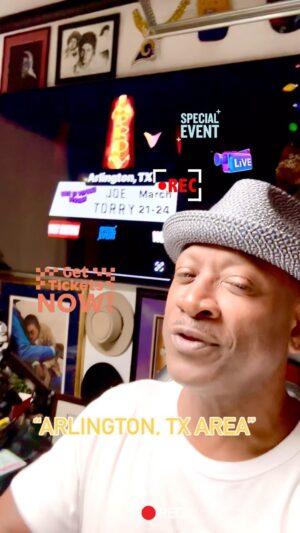 Joe Torry Instagram - “HOT OFF THE GRIDDLE with  the GIGGLES”
COMING YOUR WAY ARLINGTON, TX & SURROUNDiNG AREAS @attheimprov 
MARCH 21-24 🔥🔥🎭😂🎭😂👏🏾👏🏾#joetorry #joetorrycomedyshow #joetorrywtfcomedytour #joetorrypoeticjustice #joetorrydefcomedyjam #joetorrytv #onthegowithjoe #goodjokes #foodfunfriends #datenight #comedylovers #comedyinarlington #thingstodoinarlingtontx #joetorrylive #igreels #igcomedy
