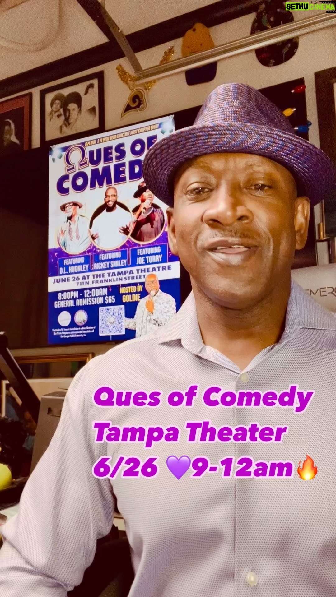 Joe Torry - 159 Likes - QUES OF COMEDY @ Tampa Theater 6/26 🎤😂🔥💜🔥💜🔥💯💪🏾💪🏾😂😂💜🔥🔥🔥 #joetorry #omegapsiphi #conclave #tampa #florida #quesofcomedyshow @realdlhughley @rickysmileymorningshow #comedylegends #thingstodointampa #yborcity #cigars #goodtimes #igreel #igcomics