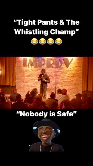 Joe Torry Instagram - I met Tight Pants & The Whistling Spitting Champ at one of my shows. I love how all the Stars come to laugh 😂😂 and just have honest Fun. COME LAUGH HARD and LONG this Saturday at the MIRACLE in INGLEWOOD 4/20 SMOKES And JOKES 😂😂💨💨🔥🔥#joetorry #joetorrycomedyshow #joetorrylive #inglewood  @themiracleinglewood @kenamonique @phlatoutphunny @thedenverimprov @addolphin @thenileinglewood @sportsmanfbilliards @bludsosbbq @gciscobrown #igreels #igcomedy #tightpants #thewhistler #blowthewhistle #spittingchamp #spitting @attheimprov #philly #winery #phillywinery @chucklescomedyhouse #mothersday @richmondfunnybone @citywineryphil #citywineryphiladelphia #drinksjokesnstorytelling #goodvibes