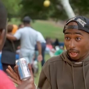 Joe Torry Instagram - May 4, 1992

This scene is one of the most recognized and the most funny moment from the movie. As Lucky's stomach was yearning for that delicious barbeque, they cross paths with the lively and energetic "Cuz'n Pete" who welcomes them with open arms. He approaches Lucky as he greets him with a grin. Lucky responds back and delivers the famous line "COUSIN!! WHAT'S UP!!" with that infectious smile. Also Pac definitely took offense to that line "why you so skinny then?" 🤣

On this day in 1992 The "Johnson's Family Reunion" scene in "Poetic Justice" was filmed at Griffith Park in Los Angeles, California with @2pac as "Lucky", @janetjackson as "Justice", @iamreginaking as "Iesha", @joetorry as "Chicago", @drmayaangelou as "Aunt June", Keith McCary as @cuznpetekeith. 

To answer your question, yes. According to the late John Singleton, they did film the movie while the 1992 L.A riots broke out and he said that it didn't affect the schedule at all. 
 
What did you think of this scene?
Drop a 🔥 if you love this scene!! 
(Swipe left)