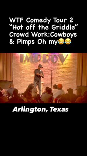Joe Torry Instagram - I LOVE ALL MY FANS WHO COME TO LAUGH THEIR A$$ OFF with No Hard Feelings and appreciate all parts of my show which involves “Crowd Work” aka engagement with the audience. WTF Comedy Tour 2 “Front Row Characters” Part 1 😂😂💜💜🔥🔥 #joetorry #joetorrylive #joetorrywtfcomedytour #joetorrydefcomedyjam #dallascowboys #arlingtonimprov #cowboy #pimphat #oldclothes #1970s #incense #oils #8track #igcomedy #crowdwork #igreels #fasf