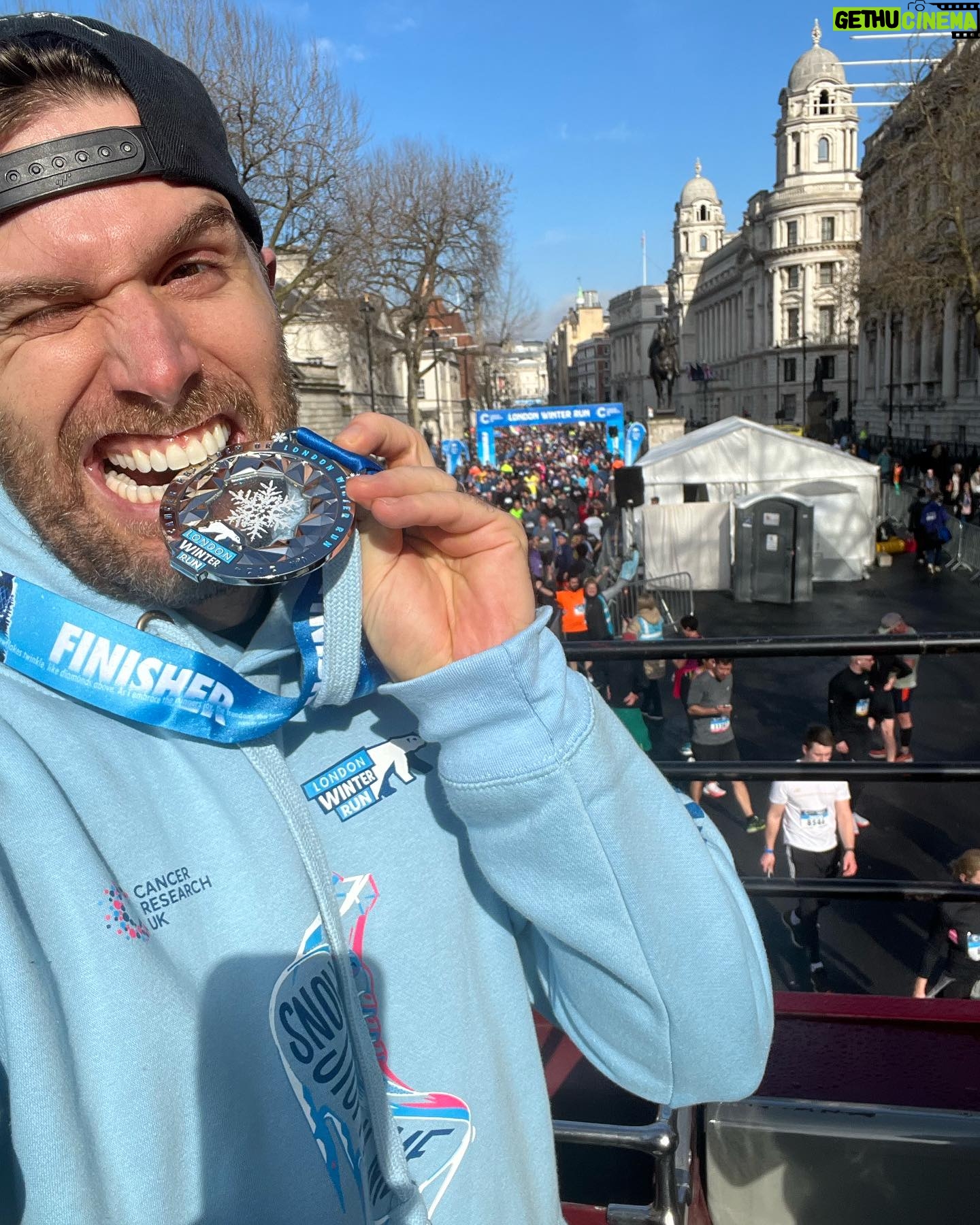 Joel Dommett - 17.9K Likes - Loved the 10k @winterrunseries - got a 39.06 PB - and yes I’ve been hanging out with McFly a lot recently.