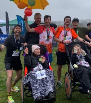 Joel Dommett Instagram - A great Half Marathon with some great comedians.. Got a PR of 1.33ish.. was VERY WET