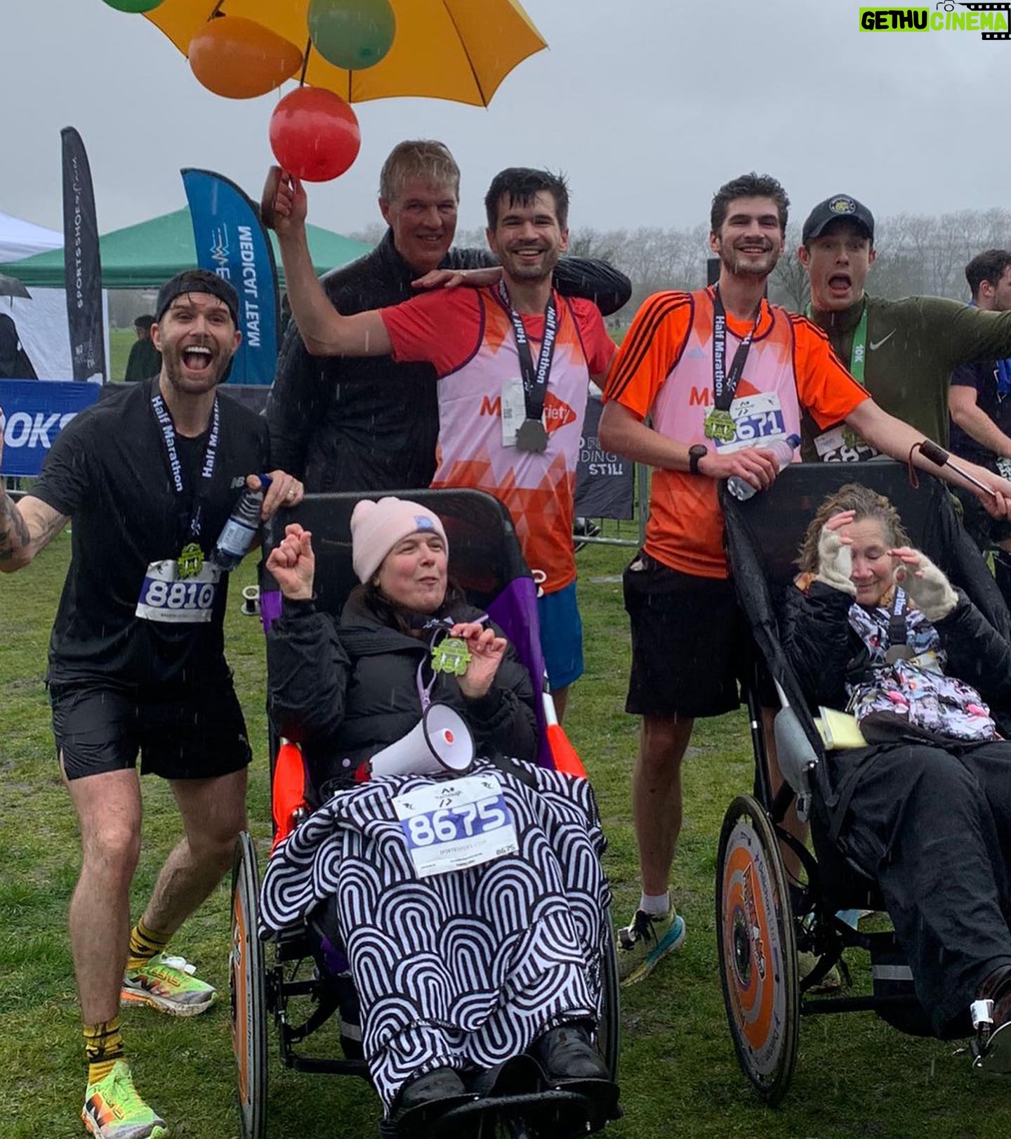 Joel Dommett - 12.5K Likes - A great Half Marathon with some great comedians.. Got a PR of 1.33ish.. was VERY WET