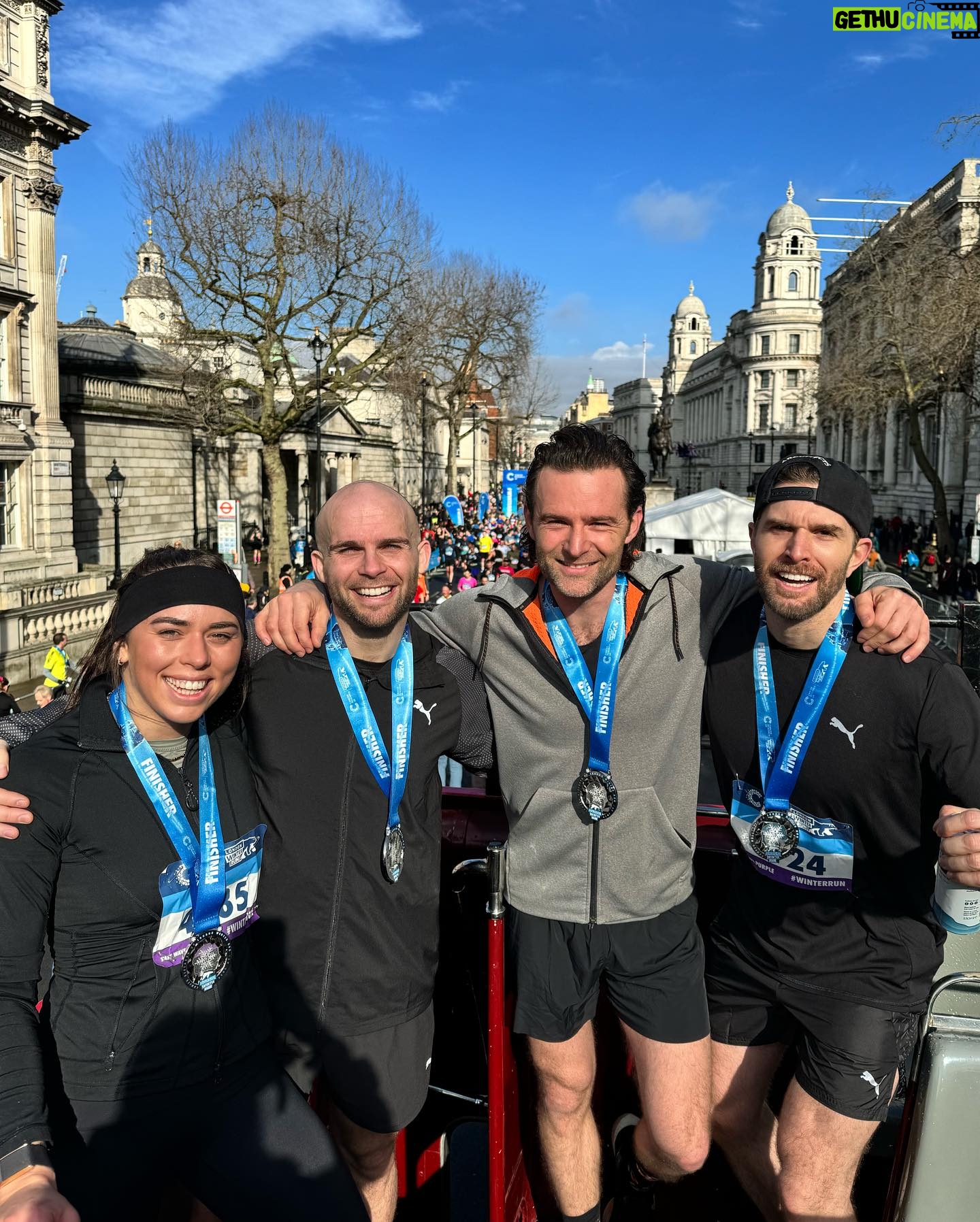 Joel Dommett - 17.9K Likes - Loved the 10k @winterrunseries - got a 39.06 PB - and yes I’ve been hanging out with McFly a lot recently.