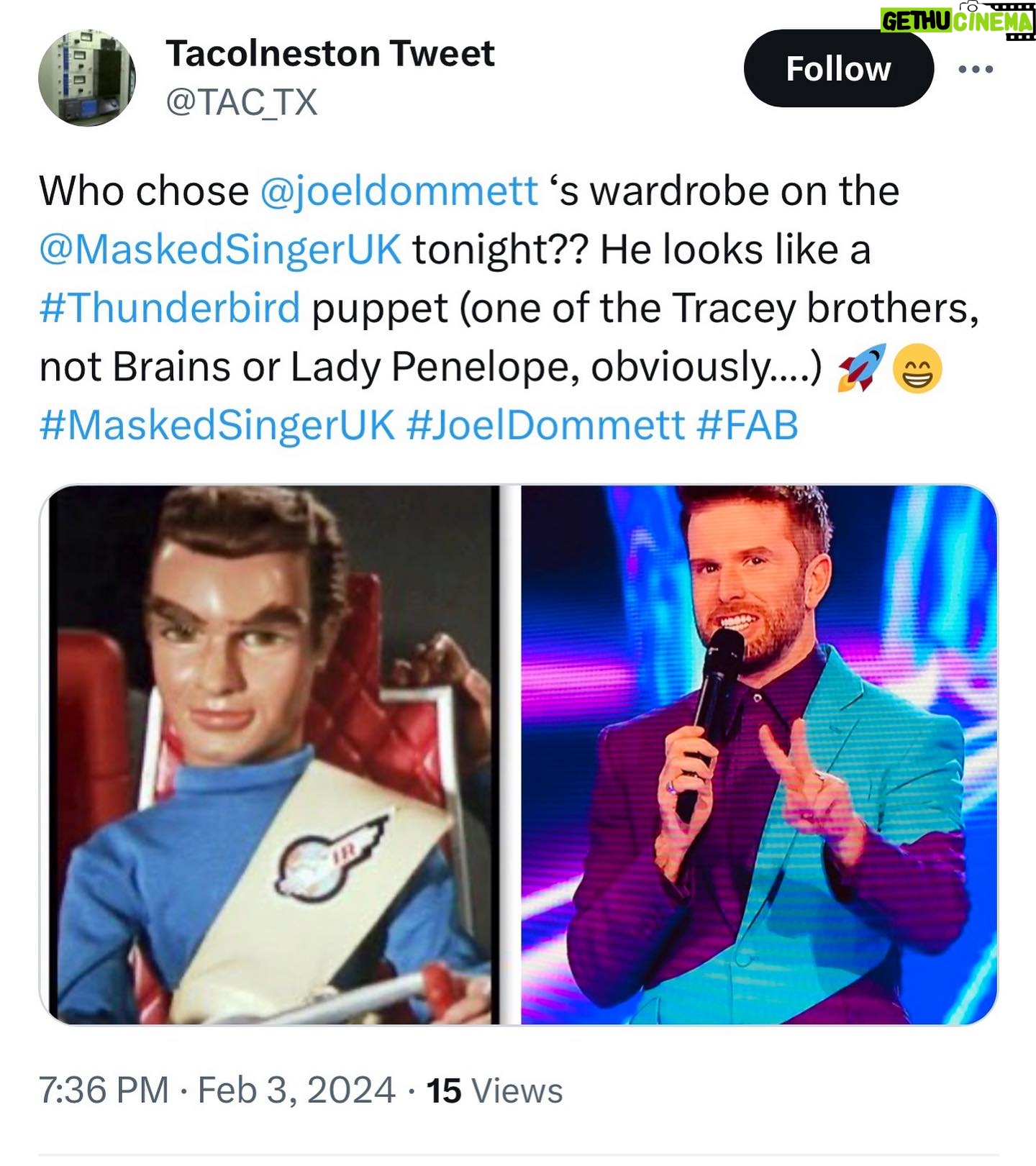 Joel Dommett - 6.1K Likes - This weeks suit tweets! 🤣🤣🤣