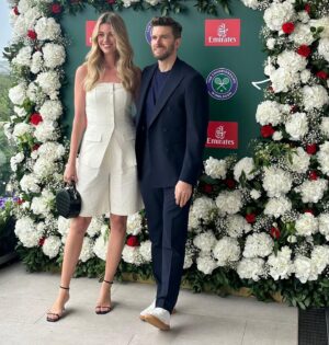 Joel Dommett Instagram - Hannah - ‘you always do that in photos’. 
Me - ‘no I don’t’ 
Hannah - SENDS EVIDENCE 

Thanks to @hellomag @emirates for a dreamy day 🎾