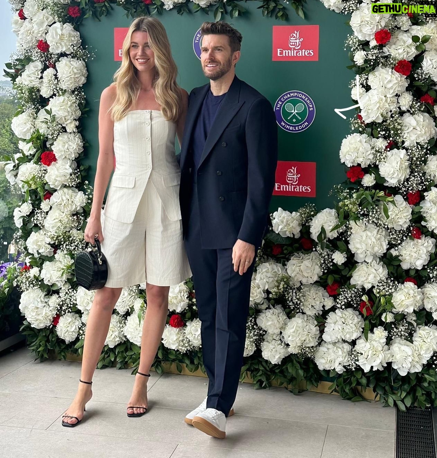 Joel Dommett - 27.8K Likes - Hannah - ‘you always do that in photos’.
Me - ‘no I don’t’
Hannah - SENDS EVIDENCE
Thanks to @hellomag @emirates for a dreamy day 🎾