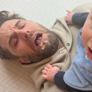 Joel Dommett Instagram - Quick update - My son was sick directly into my mouth this morning and my wife immediately took a photo.