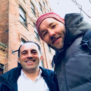 Joel Edgerton Instagram - Best super in Brooklyn also just happens to moonlight as an Olympic skier... dude only started skiing last year!! Legend @besnik_sokoli