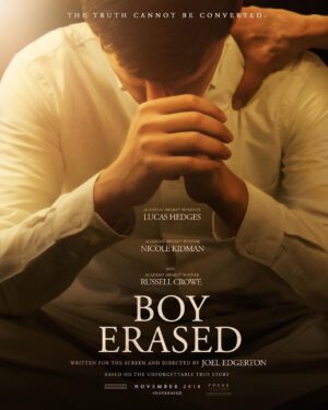 Joel Edgerton Instagram - Here is our first official poster for @boyerased. In cinemas November.
