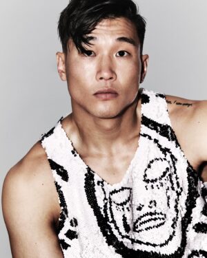 Joel Kim Booster Instagram - @ihatejoelkim for @patrickchurchny 🤍🖤

📸 @mikaelschulz Hair @vincentpel