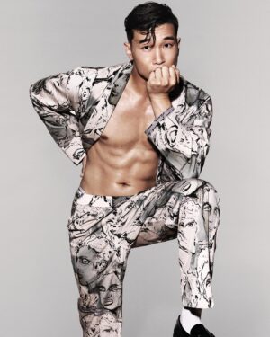 Joel Kim Booster Instagram - @ihatejoelkim for @patrickchurchny 🤍🖤

📸 @mikaelschulz Hair @vincentpel
