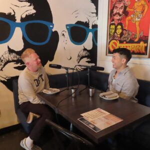Joel Kim Booster Instagram - This week on Dinner’s On Me, comic and “Fire Island” co-creator and star Joel Kim Booster joins the show. Over ghost chili lamb vindaloo and samosas, Joel tells me about growing up in a conservative Christian household in the Midwest, reconnecting with his mom after his father’s passing, and falling in love for the first time after meeting his boyfriend at “Gay Disneyland.” This episode was recorded at Badmaash in Downtown Los Angeles, CA. 🌽💞🥘
 
Search “Dinner’s On Me” wherever you listen to podcasts or click the episode link in bio ❤️