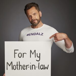 Joel McHale Instagram - Even though we’re right at the end of June I wanted to remind again that June is Alzheimer’s & Brain Awareness Month. I go purple in honor of my mother-in-law Sally Williams for Alzheimer’s & Brain Awareness. Join me and the @alzassociation in raising awareness. 55 million people worldwide live with dementia. Also please enjoy my photo that features great hair & make up and airbrushing. #ENDALZ
#gopurple #endalz💜