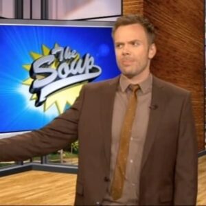 Joel McHale Instagram - Thank you for all the birthday wishes today. I unburied this in a time capsule today. The wonderful staff at the Soup made this… I think back in 1932 for me. That was quite a hairstyle ago. Please to enjoy. #thesoup