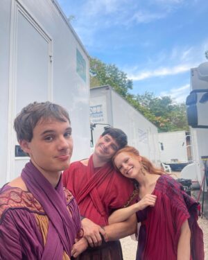 Joelle Instagram - On location in the beautiful Monte Porzio Catone, Italy ☀️🎥🎬
.
.
.
#bts #ep5 #domina @mgmplus #mgmplus #roman #trailer #domina2 #series #tvshow #joelle #actor #actress #ancientrome #rome #italy