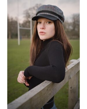 Joelle Instagram - "Things are not always what they seem; the first appearance deceives many..." - Phaedrus 👼
. 
. 
. 
#girl #hat #wig #brunette #turtleneck #eyeliner #makeup #joelle #famousquotes #quote #plato #phaedrus