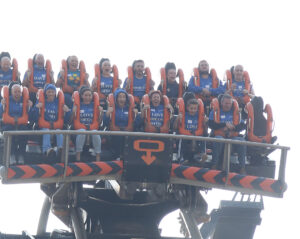 Joelle Instagram - So excited to be attending @alopeciauk Alton Towers trip again this year :) Last year we had over 300 people turn up to the event! 🎢 —

Whether you have alopecia yourself, know somebody who does or would like to show your support, spread awareness and have a blast, join me with @alopeciauk on Saturday 13th April 2019 for the ride of your life! 
Tickets are on sale on their website! —

I remember when I was a kid and would dread going to theme parks because I’d be so worried about my wig flying off or eyelashes coming off on roller coasters. This trip to Alton Towers is very special to many people as they are surrounded by loved ones. For many children it’s the first time they get to meet someone with alopecia and it’s so inspiring to see someone who has been covering up, feel confident enough to take their wig/hat/headscarf off and embrace who they truly are 😊
.
.
.
#alopeciauk #alopecia #altontowers #uk #themepark #alopeciaawareness #joelle #rollercoaster