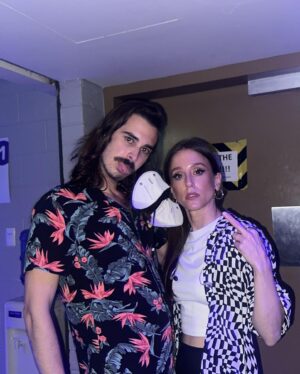 Joey Richter Instagram - G’day! We got an 🇦🇺Aussie Photo 📸 Dump 💩 Pt. 1!!

When I started this year, I had no idea I’d be going on a world tour with my partner and some of my best buds 🌎🤩🌍🤩🌏🤩 I feel INCREDIBLY lucky that @darrencriss asked @slowpez8 and I to join him for  a Los Angeles… 😯 then Mexico… 😮 and then AUSTRALIAN 😲🦘 adventure to sing some of some absolute bangers of his, other artists, and from the annals of Starkid History ⚡️🎤 

Simply put, this trip was SO fucking fun 🍻 I performed in places I thought wordsI’d perform 🎭 saw parts of the world that blew my mind 🏞️ and had a TON of laughs w/ a group of mates 😝 It just rocked!

I simply must thank all you phenomenal Aussie Starkid/Tin Can/DC fans out there who showed up and made these shows a simply unreal experience 👏😘 the love was overwhelming and thrilling! You made us feel so damn welcomed 💞 Honored to be there for our 1st (but NOT last 😎) trip down unda’!! 🙏🏼

And I MUST shout out the @michaelcasselgroup (@alex_duffy @jendangdang @nathanael_cooper_ @sophieinkster @m_cassel Jaqui!! & so many more) who were… the best people I’ve ever worked with??? 😍 More photos/kind words coming for them in the next dump 💾

And lastly, obviously, I gotta give Darren another ENORMOUS thank you for 1) being my friend 🫂 2) putting together a fuckin KILLER show 🎸 & 3) bringing so many friends on board for the trip of a lifetime ❤️‍🔥
.
.
.
#TourLife #Australia #SydneyOperaHouse #BikinginTasmania #monamuseumofoldandnewart  #tourfam #potatosonastick #backstage #starkid