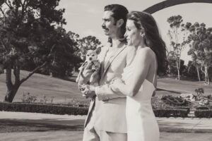 Joey Richter Instagram - 🚨WEDDING PHOTO DUMP PART 1 OF ???🚨

Our ceremony was a dream and we couldn't have done it without our beautiful friends! We are so grateful!

1) Ok this is actually us exiting the ceremony but it's a fun pic!

2) Dylan Darren and Jordan sang us down the aisle with truly the most BEAUTIFUL arrangement of You're Gonna Live Forever in Me 

3) Joey and I listening to them sing. I SOBBED all my makeup off in the first 2 mins of the wedding bc their voices were so beautiful. Spent the rest of the ceremony looking like Ozzy Osbourne. That is how life goes! 

4) A tight 5 to open the ceremony, as god intended

5) Nick was our officiant and it meant so much to us! He is one of our dearest friends 🥹 Plus he killed it! 

6) Joey and I each picked a friend to give a lil speech! Joe was Joey's pick, he did an amazing job AND managed to work in GG and Lost.

7) Julia was my pick and she gave a beautiful speech and made us cry and feel reflective, per usual!

8) We laughed through the whole fuckin ceremony! I look terrifying when I laugh, but that is also life!

9) Exhibit B

10) Friends, legally bound. 

There will be more dumps, sorry gurlies!!!

All 📸 by @annielesser !
#worldsfirstwedding #wedding #clowns #love #gilmoregirls #OfficialJLoWedding