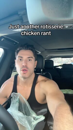 Joey Zauzig Instagram - This is SO random but.. it makes me feel better every time lol .. Sometimes you just need to sit in your car with a giant rotisserie chicky and talk about the most random of ish 
-
-
-
-
-
-
#uplifting #chicken #inspiration
