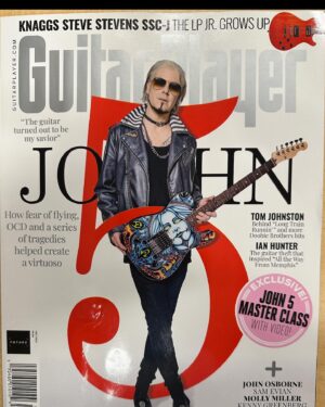 John 5 Instagram - I’m so honored that @guitarplayer magazine, put me on the cover for the up coming issue. When I was nine years old, I was playing guitar all the time and I would always read Guitar Player magazine and this issue with Ace on the cover. I always dreamt maybe one day my name would be in the magazine, please go after your dreams. It doesn’t matter if your musician an artist a writer or into sports never give up on your dream.