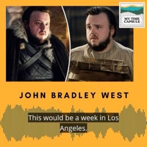 John Bradley Instagram - I recorded an episode of @mytcpod with the lovely @mikefentonstevens and it’s out now! You have to pick 4 things from your life that you want to preserve forever and 1 that you’d like to get rid of and never have to think about again. Download the episode now to find out my choices. This one was a given. @manchesterunited