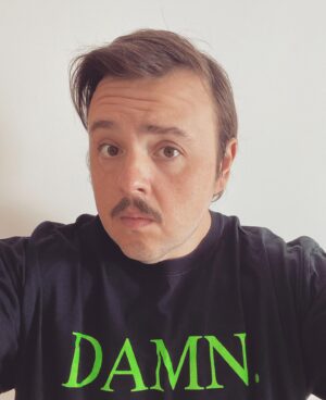 John Bradley Instagram - I always wanted to know what I’d look like with a moustache. I wish I still didn’t know. I was happy then. I look like a cuckolded husband from the 50s. #moustache #forgetit 🪒 update: it’s gone now.