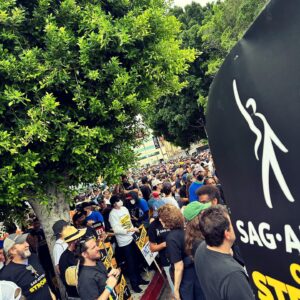 John Brotherton Instagram - #sagaftrastrong 
💪💪 
@sagaftra 
#sagaftra 
#wga 
#rally